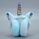 Cute Fluffy Unicorn Earmuffs With Unicorn Horn and Glitter Ears