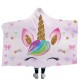 Unicorn Hooded Blanket