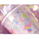 Unicorn Plastic Cup with Staw