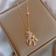 Gold Unicorn Neckless