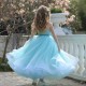 Long Blue Birthday Dress