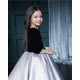 Black with Silver Skirt Birthday Dress