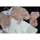 Dusty Pink Baby Set with Bolero