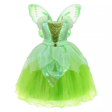 Tinkerbell Costume for Girls with Wings